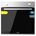 Cecotec Forno Integrabile Multifunzione Convenzionale 77L Bolero Hexa C126001 Line A. 2800 W, 5 funzioni, basso consumo, luce interna, Steam Assist, Steam EasyClean, porta fredda con 2 cristalli