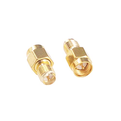 Adaptador Coaxial SMA Macho RP-SMA Hembra Pack 5 miniatura 2