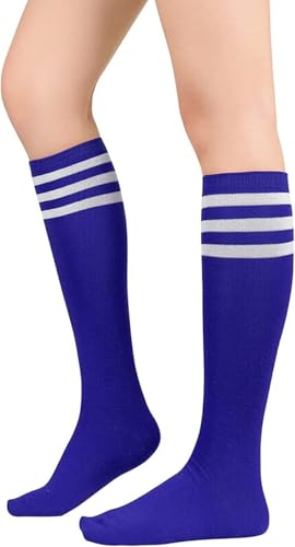 Image of American Trends Women Softball Socks Knee High Tube Socks Long Baseball Soccer Socks for Youth Girls