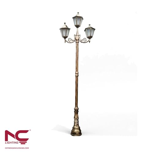 Cột đ&egrave;n s&acirc;n vườn 3 b&oacute;ng | Cột Đ&egrave;n S&acirc;n Vườn 365