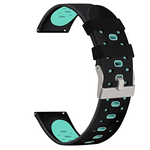 Bracelet silicone 20mm de rechange pour Garmin Forerunner 245M et 645