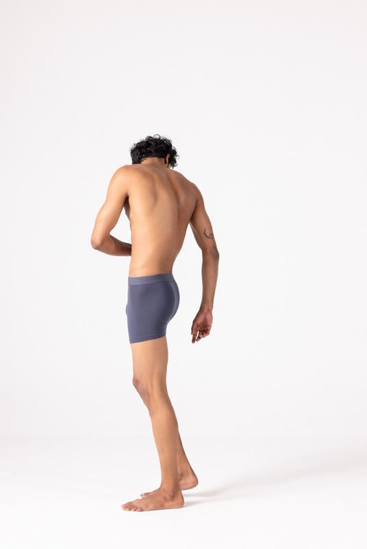 Image of HIELABS Micromodal Pouch Underwear for Men | Regular Fit Trunk | Ultra Soft & Breathable | Anti Odour | Ultrasoft Waistband | Men AllDayFit | Pack of 1 | Sizes S, M, L, XL, 2XL,3XL,4XL,5XL