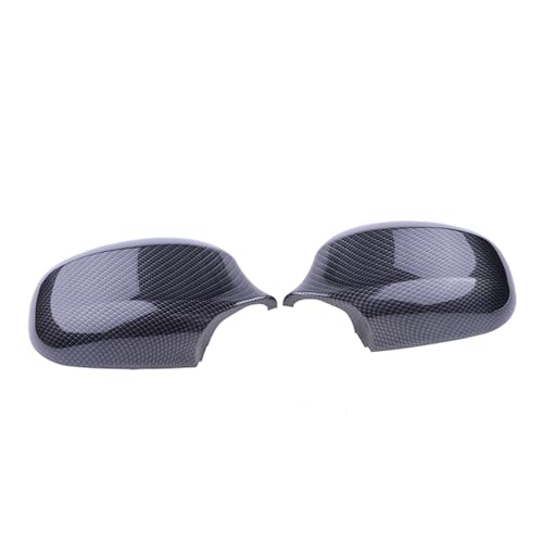 Coque de rétroviseur pour BMW E90 E91 LCI look carbone noir 2009-2012