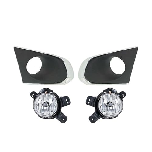Feux anti-brouillard avant antibrouillard couvercle cadre lunette pour voiture SUV 4pcs