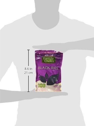 Miniatura 4 de Nature's Earthly Choice Arroz negro natural de 14 onzas (paquete de 2)