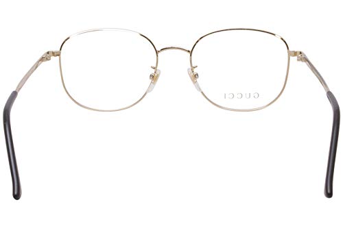 Image of Gucci GG0838OK 001 Eyeglasses Men's Black /Gold Full Rim Optical Frame 52mm
