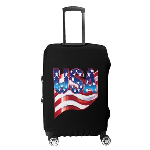 Usa Flag Luggage Cover Suitcase Cover Protector Anti-scratch Travel Suitcase Wrap for Unisex L4