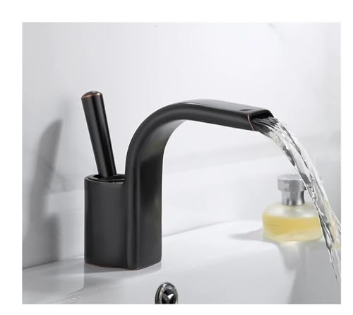 Robinet de salle de bain à trou unique anti-calcaire pour entretien facile