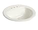 Mansfield Plumbing MS Round Drop-in Lavatory - 4" Faucet Centers
