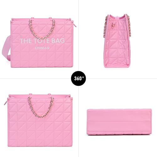 Image of Chinllo Laptop Tote Bag for Women Top Handle Satchel Purse and Handbags Work Compartment with Shoulder Strap