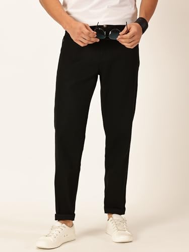 Image of Thomas Scott Men Mid Rise Clean Look Relaxed Fit Jeans