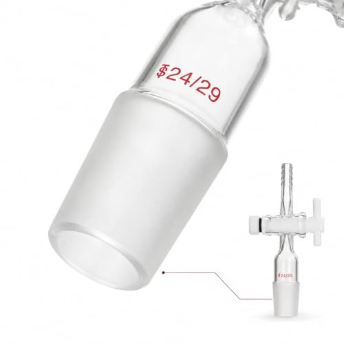 Dwudrożny Szklany Adapter Próżniowy Choinka Złącze-29# Szklany Kranik