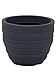 Produktbild Tramontina Pflanztopf INCA, Übertopf aus Kunststoff, Farbe Anthrazit, Ø 46,5 x Höhe 38 cm, Volumen 38 Liter