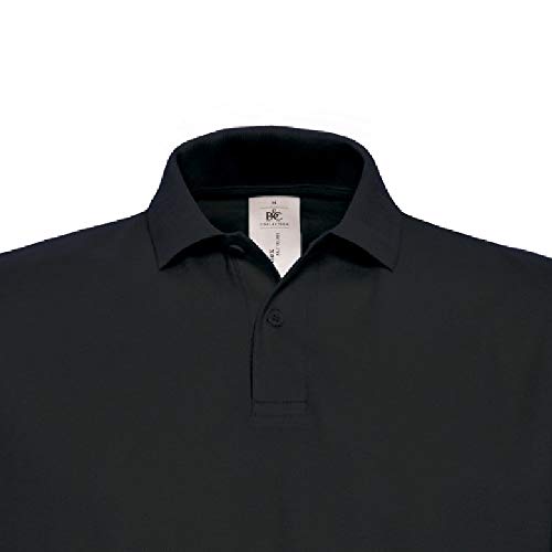 Polo de manga corta mujer B&C ID.001 camiseta deporte verano azul L 3