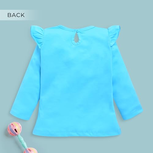 Image of LuvLap Baby Girls 100% Cotton Full Sleeve Girls Top, Pack of 02