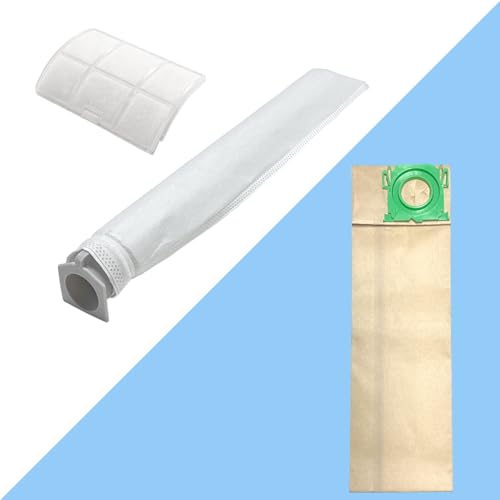 Image of Filter Bags Set for Sebo X, SR, XP (Not X7, X8) and Windsor SR12, SR15, SR18, XP12, XP15, XP18 Upright Vacuums Including 15 Vacuum Bags (5300REP) 2 Microfilters (5036ER) and 2 Exhaust Filters (5143)