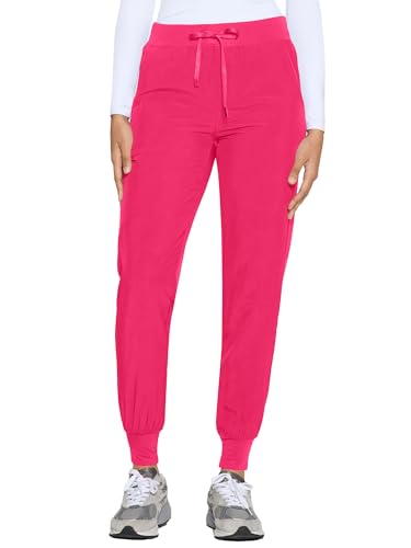 Image of COZYFIT Womens Scrub Pants - Soft Stretch Yoga Style with 5 Pockets, Slim Fit Jogger Scrubs Pants for Women