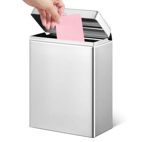 Tioncy Sanitary Napkin Receptacle, Tampon Disposal Bin...