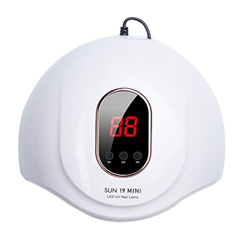Giwnhvx Asciugacapelli 36 W UV Led Lampada per manicure asciugatura