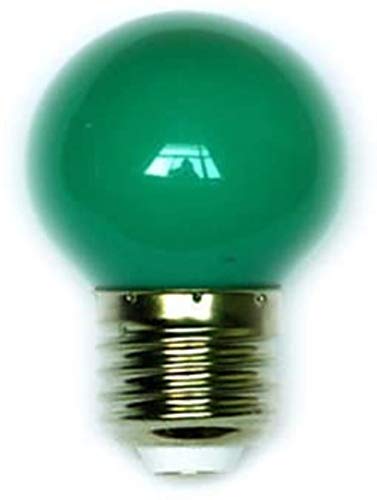 Ampoule verte E14 LED décorative à petite vis pour lustre et veilleuse (pack de 5)