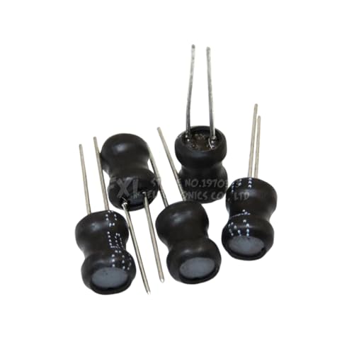 100pcs Unshielded Wirewound DIP Power Inductor 0810(8 * 10mm) 2.2uH 3.3uH 4.7uH 10uH 22uH 33uH 47uH 68uH 100uH I-Shaped Inductance
