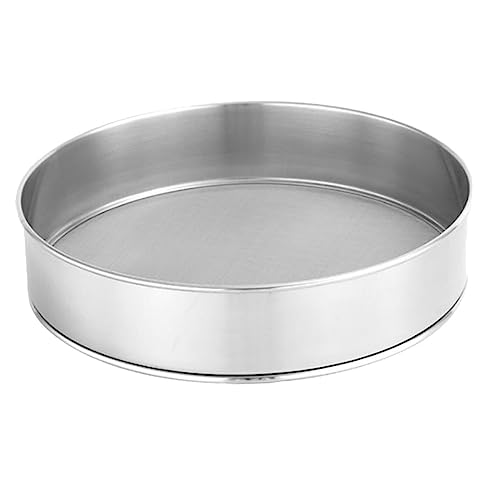 Zerodeko De Inoxidable para Hornear Colador Manual para Filtrar Pasteles De Inoxidable De Cocina para Hornear De Fina