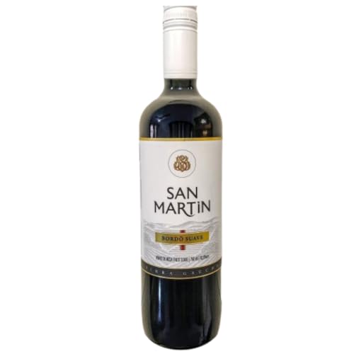 Vinho Tinto Bordo de Mesa Suave Serra Gaucha Aroma Frutas Maduras Tanino Macio e Levemente Adocicado 750 ml