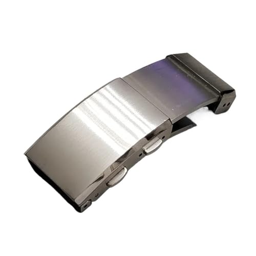 Bracelet de montre boucle ardillon en acier réglable bouton