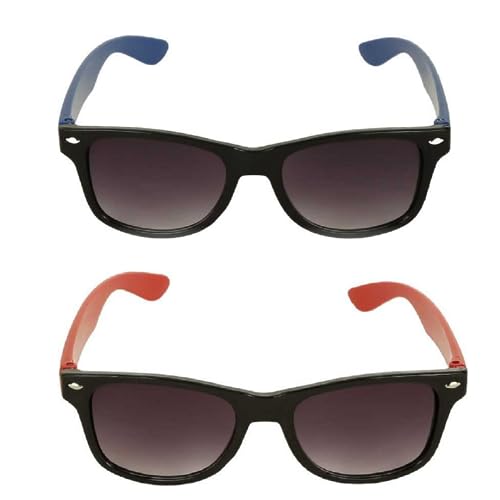 Image of DEPARTED Kids Sunglasses UV Protected Rectangular Medium Size For Boys & Girls (Age 5 to 7) Pack of 2