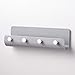 aifengxiandonglingbaihuo Kreative Küche Badezimmer Kleiderbügel Haken Modern Home Adhesize Haken Schlüsselhalter Wandhaken Home Organizer, Grau, Frankreich