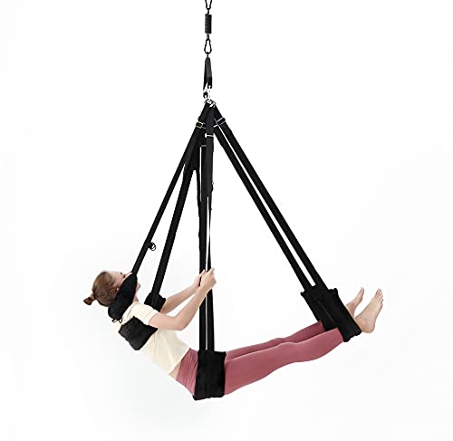 Belsiang Adult Sex Swing And 360 Degree Spinning Indoor Swing, Sex Swing Set With Premium Paint Stand And Widened Thick Comfortable Swing For Couples Ceiling (Pillow Extreme Version, Black) #TOP7