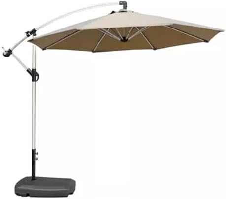 Ombrelone Sombrero Para Piscina 3x3 Caquí Sombrero Em Alumínio Co...