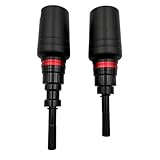 pour du&Cati Street Fighter V4 2020. Protection Anti Chute pour Cadre de Moto, carénage et Curseur(Red)