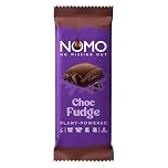 NOMO Fudge Filled Plant-Powered Vegan Chocolate Bars, Dairy Free, Gluten Free, Nut Free, Egg Free, 120g (6 bars)