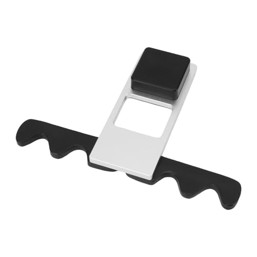 Pool Stick Holder, Aluminium Portable Cues Stick Holder Weighted Foldable 4 Cues Pool Claw Holding for Billiard Table, Multi Functional Rest with Tip Care and More, Black