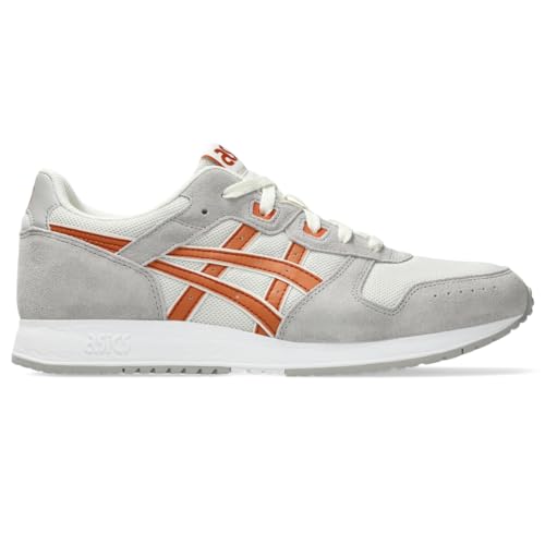 ASICS Men's Lyte Classic Sportstyle Shoes, 7.5, Pale Oak/Rust Orange