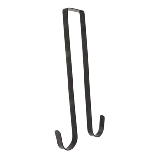 GOOHOCHY Double-sided Christmas Wreath Hanger Easy Install over Door Hook for Garland Display Sturdy Design No Tools Needed for Holiday Decorations