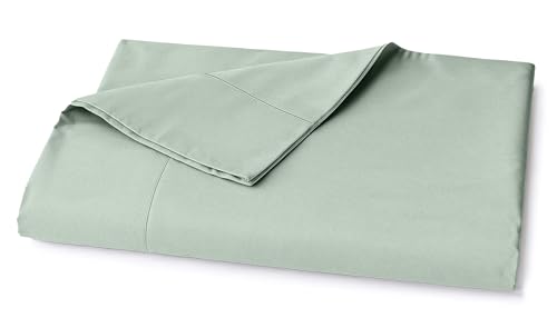 Lane Linen 100% Organic Cotton King Size Flat Sheet Only (108