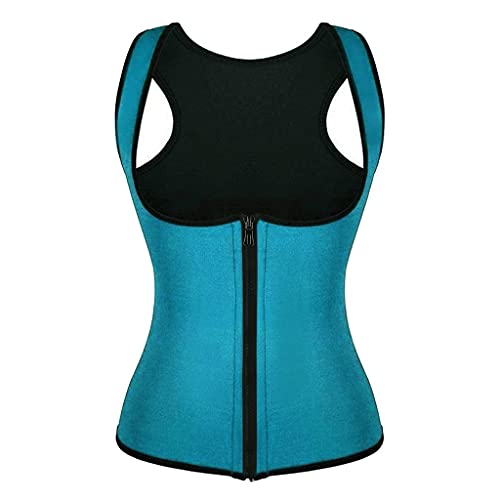 Generisch Corsé Body Fitness Adelgazar Cintura Deporte Chaleco Shaper Entrenador Mujeres Entrenamiento Shapeware Corpiño Pantalones Vientre Camino, azul oscuro, XL