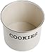 Home Basics Large Cookie Jar (Ivory) Cookie Jars For Kitchen Counter | Cute Cookie Jar With Lid