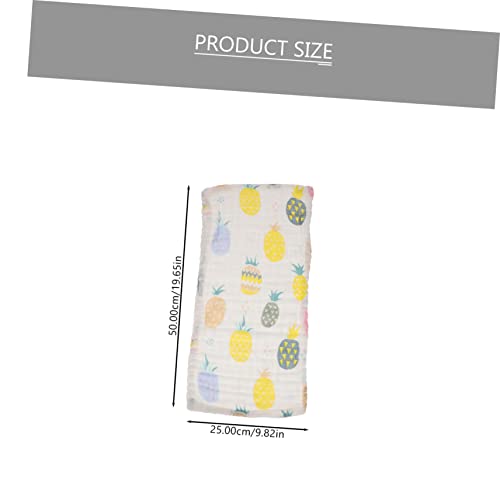 3pcs Cotton Muslin Washcloths Soft Absorbent Burp Cloths for Newborns Multi-Purpose Face Towels Cute Patterns for Feeding and Bathing2