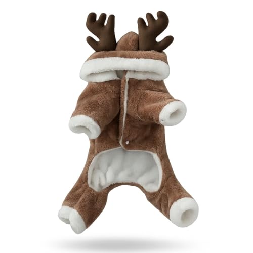 Fantasia de Alce para Cachorro e Gato Roupa Pet (Grande (L))