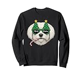 Maltese Lovers Dog Christmas Costume for Women Men
