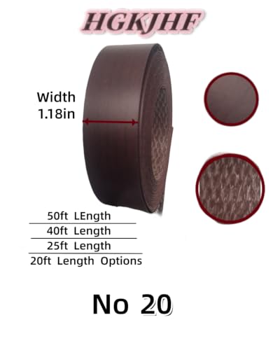 Image of HGKJHFmelamine Edging Tape. 1.18in*25ft,pre Coated with hot melt Adhesive Flexible Veneer Edge Edging, Used for Cabinet and Furniture Maintenance (No20 Light red Wood Color, 1.18in*25ft)