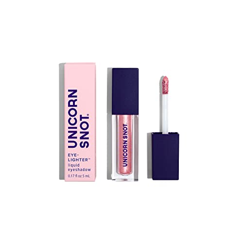 Unicorn Snot Eyelighter - Liquid Eyeshadow Makeup - Long Lasting, Glitter Eyeshadow W/Buildable Intensity - Cruelty Free - Gluten Free - 0.17Oz/5Ml (Pop/Pink Icing) #TOP21