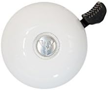 Firmstrong Bike Bell, Classic Beach Cruiser Bicycle Handlebar Accessories for Adult Men and Women, White