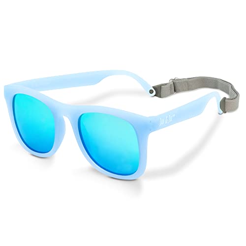 Image of JAN & JUL Baby Toddler Kids’ Flexible UV-400 Polarized Sun-glasses with Strap for Girls Boys