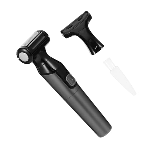 DRESSOOS Depilatore Elettrico Per Donna 2 in 1, Rasoio Elettrico Portatile Per Corpo, Tagliacapelli Compatto Senza Filo, Uso Indolore Per Ascelle, Gambe e Bikini, Per Viaggi