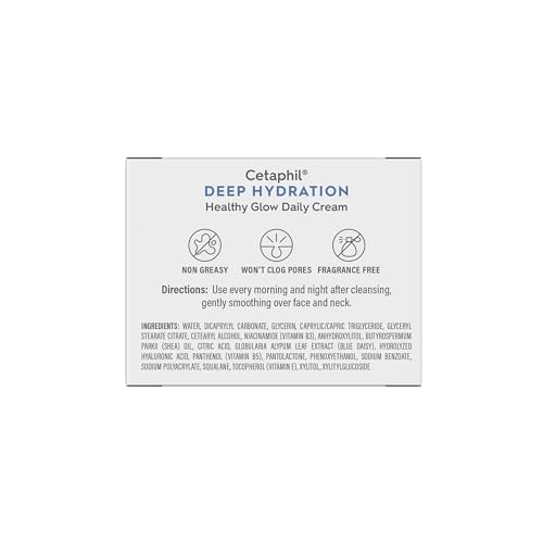 Cetaphil 302990117141 Deep Hydration Healthy Glow Daily Face Cream, 1.7 Oz, 48 Hour Dry Skin Face Moisturizer thumb #8