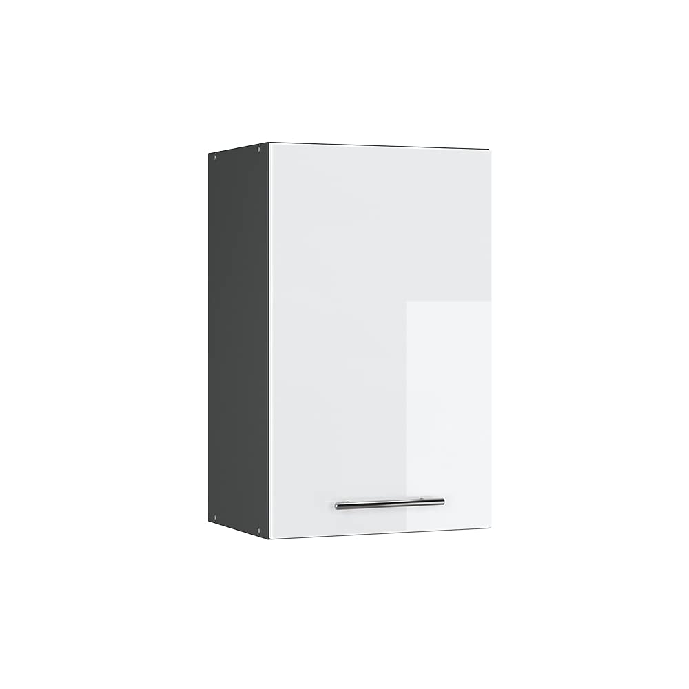 Vicco Wall cabinet Fame-Line, White High Gloss, 45 cm, for combination with other modules from the Fame-Line series — image 1